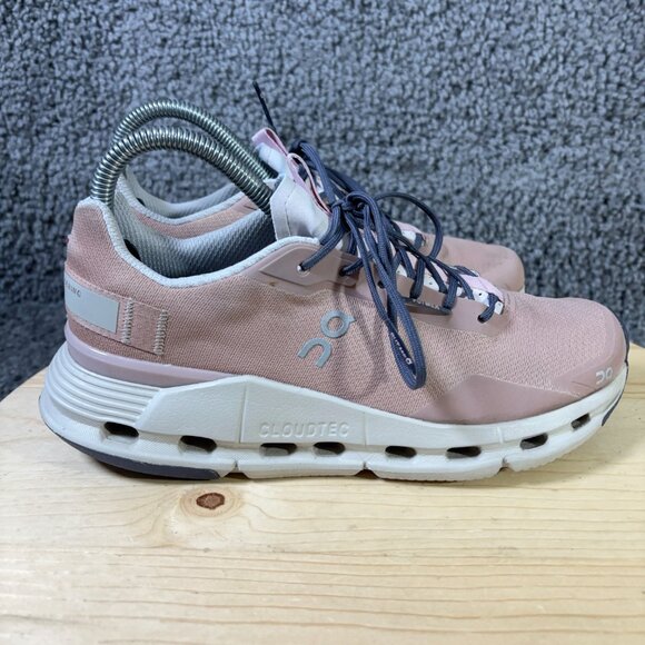 On Cloudnova Form Running Shoe Womens Size 7 Rosebrown Orchid Training Sneakers - Picture 3 of 7